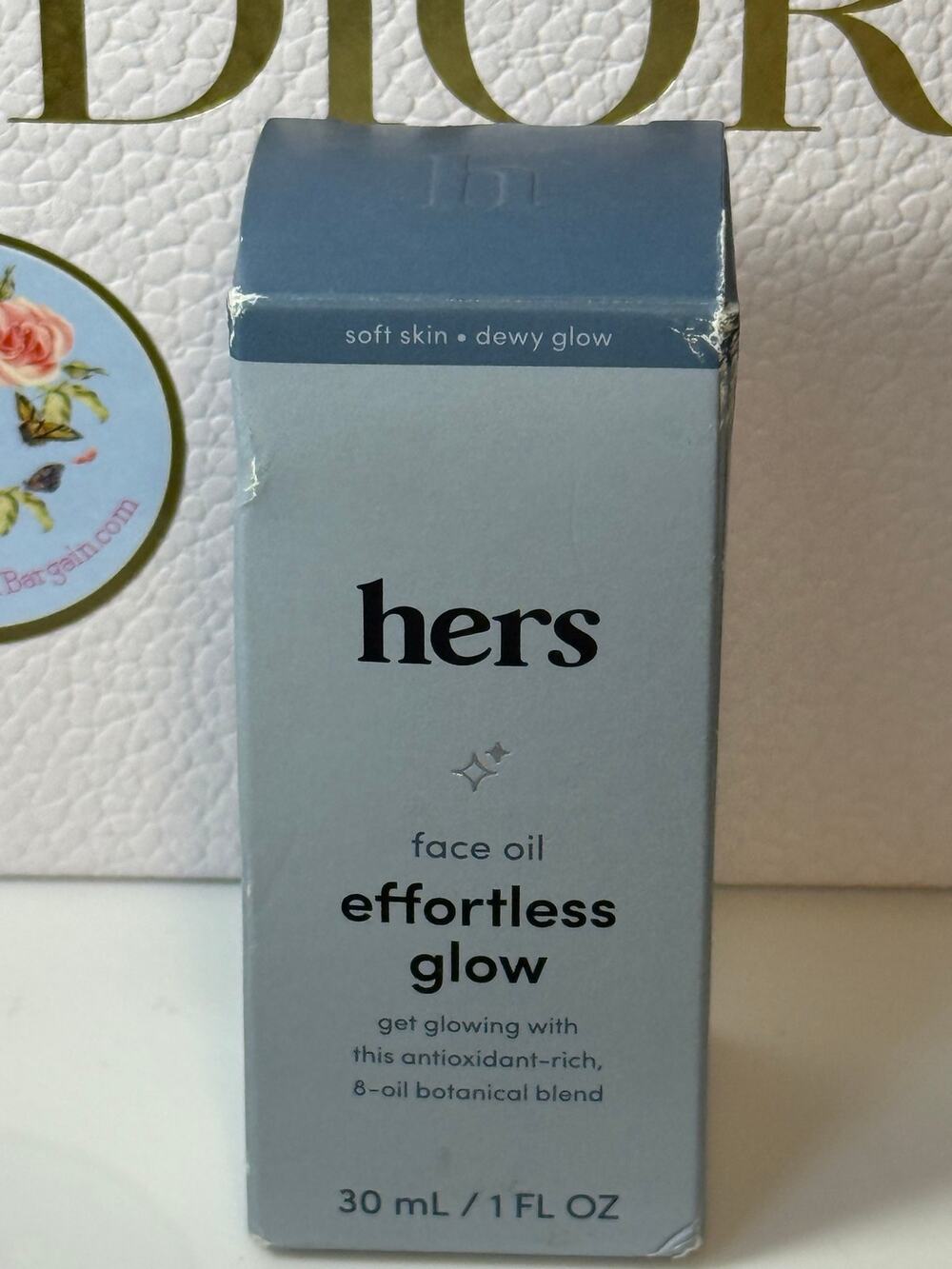 hers Face Oil effortless glow - 30mL - NEW in Box